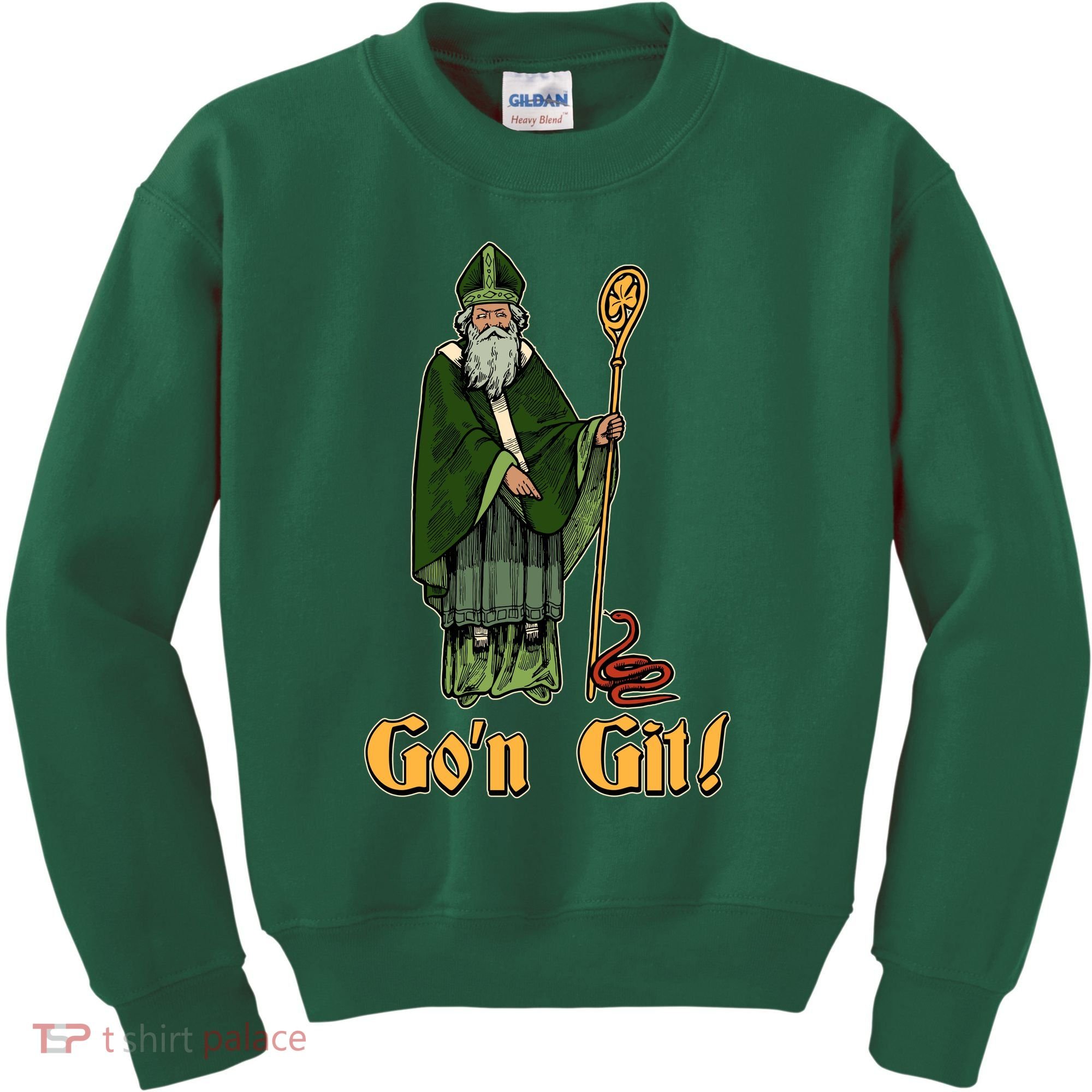 Funny Saint Patricks Day Gon Git Snake Kids Sweatshirt