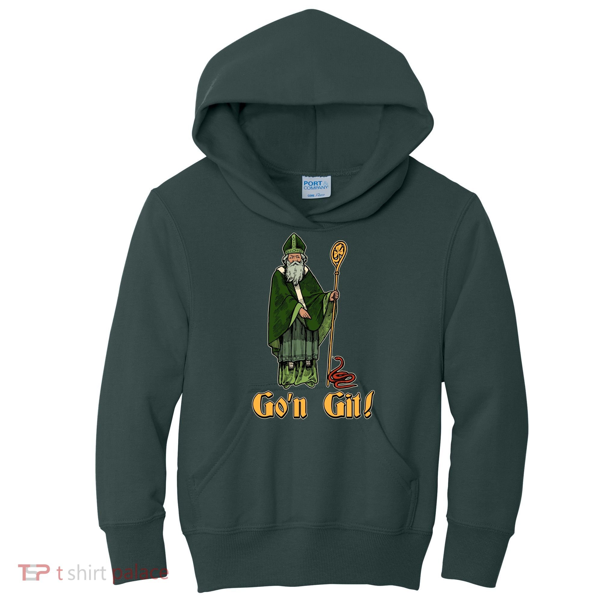 Funny Saint Patricks Day Gon Git Snake Kids Hoodie