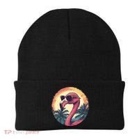Flamingo Sunglasses Palm Tree Beach Beanie thumb 0