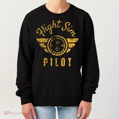 Flight Simulator Pilot Women's Sweatshirt