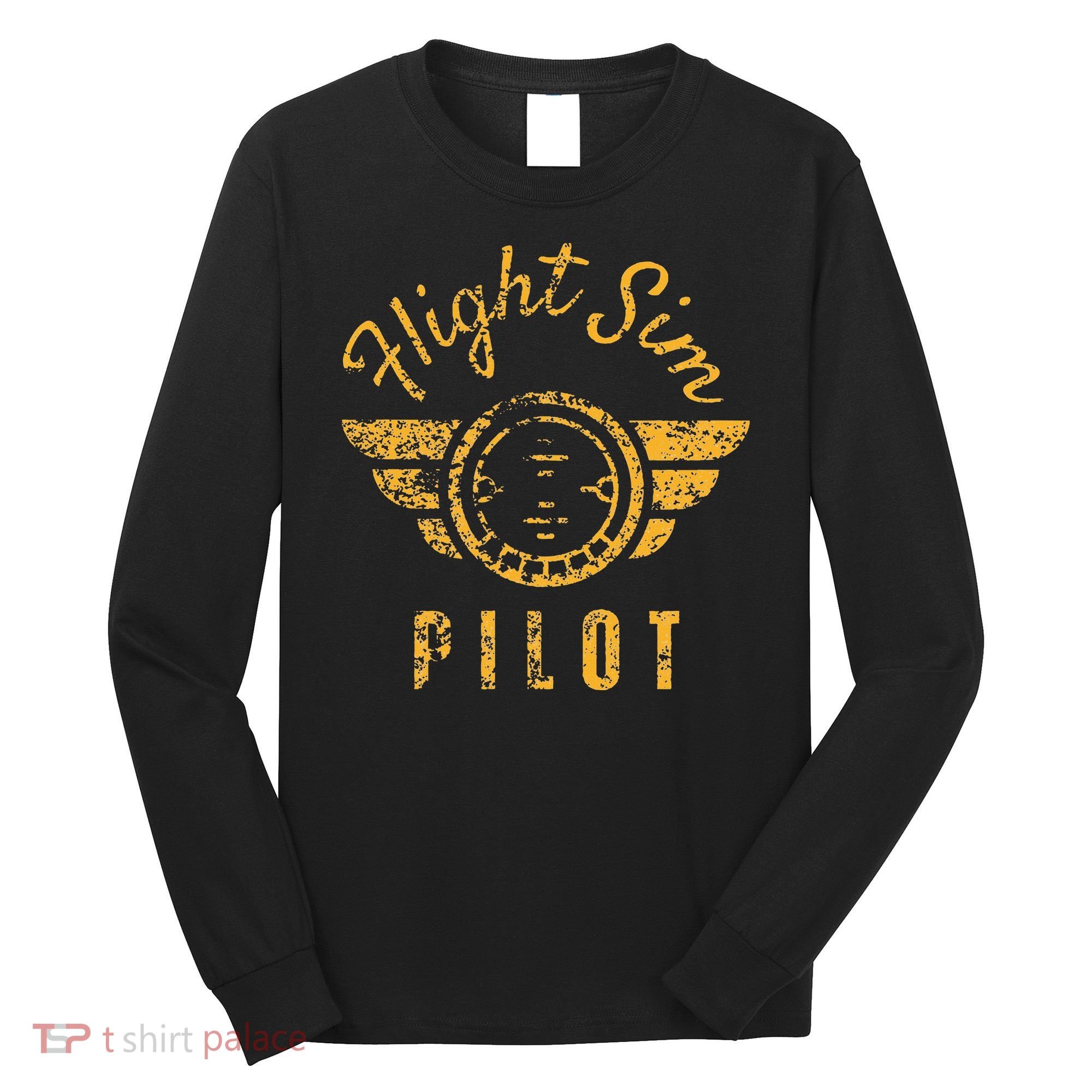 Flight Simulator Pilot Long Sleeve Shirt