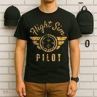 Flight Simulator Pilot T-Shirt thumb 6