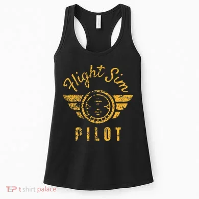 Flight Simulator Pilot Women's Tank Top