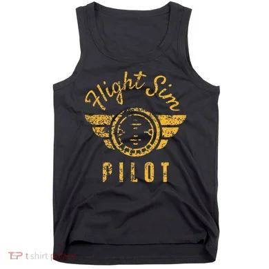 Flight Simulator Pilot Tank Top