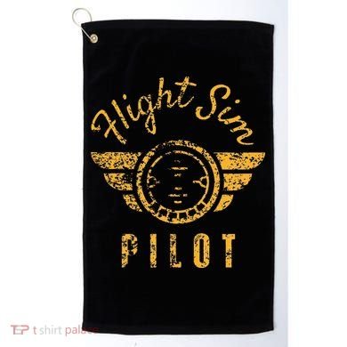 Flight Simulator Pilot Golf Towel