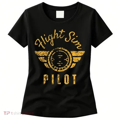 Flight Simulator Pilot Women's T-Shirt