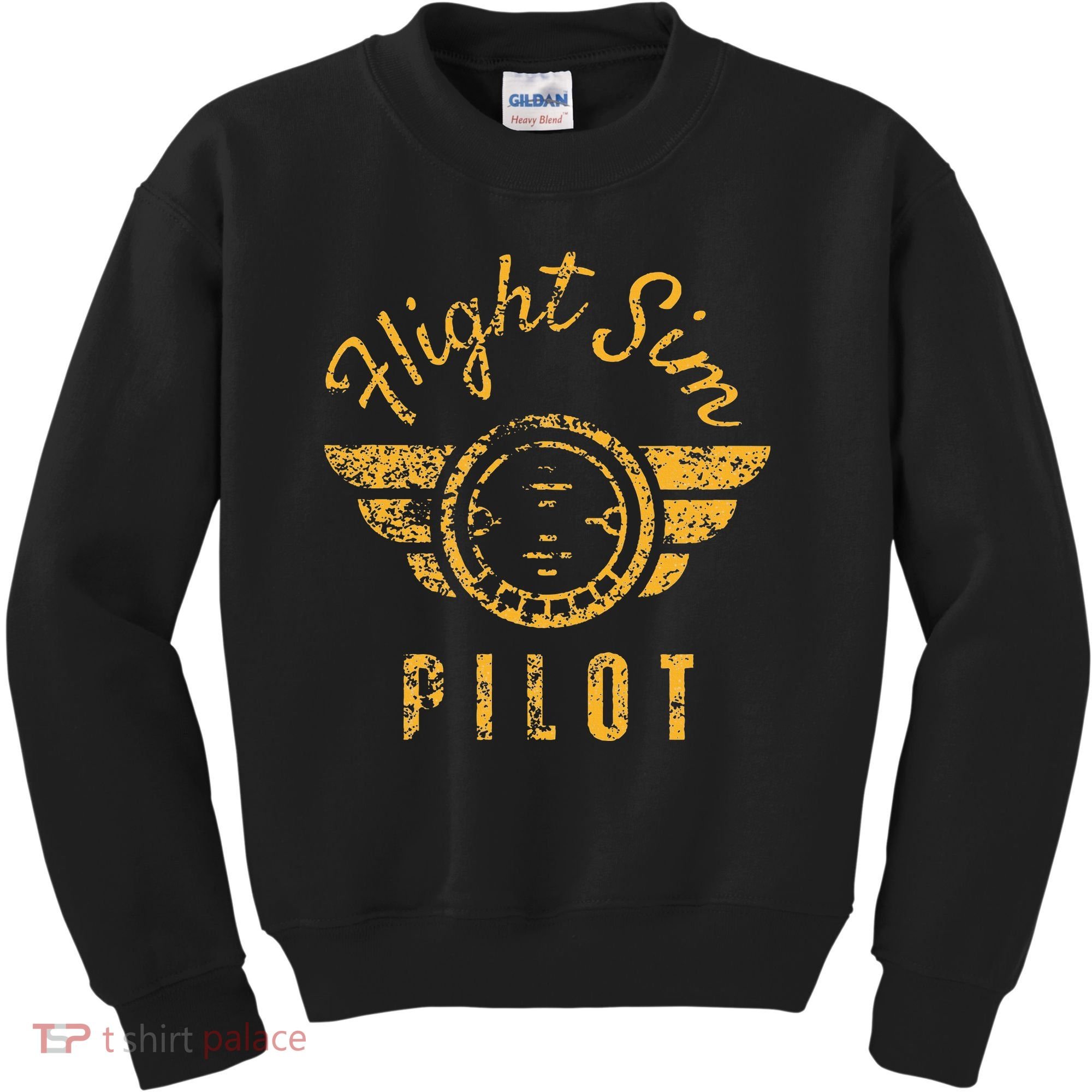 Flight Simulator Pilot Kids Sweatshirt
