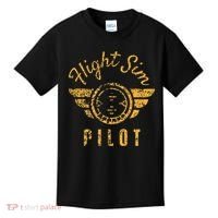 Flight Simulator Pilot Kids T-Shirt thumb 0