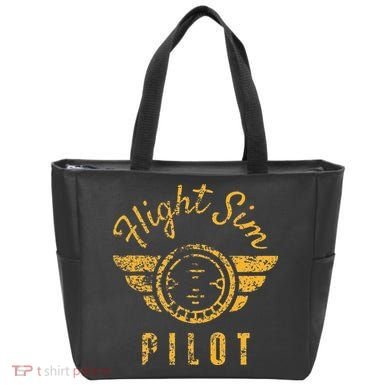 Flight Simulator Pilot Tote Bag