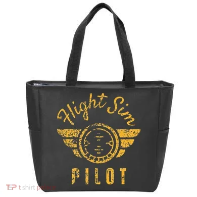 Flight Simulator Pilot Tote Bag