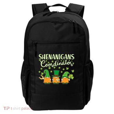 Funny St Patricks Day Shenanigans Coordinator Gnomes Backpack