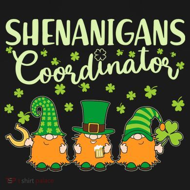 Funny St Patricks Day Shenanigans Coordinator Gnomes Backpack