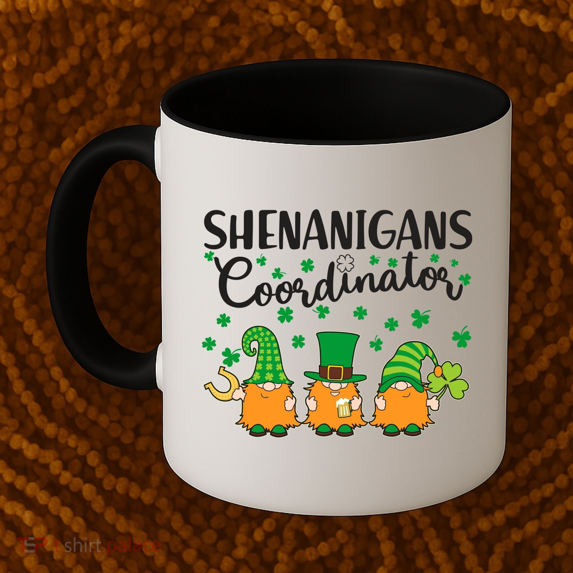 Funny St Patricks Day Shenanigans Coordinator Gnomes Coffee Mug