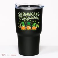 Funny St Patricks Day Shenanigans Coordinator Gnomes Tumbler thumb 0