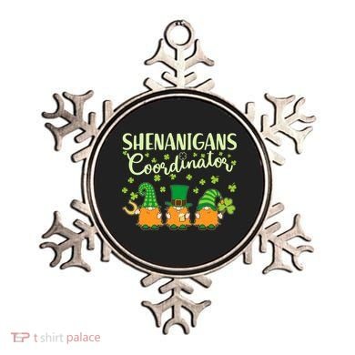 Funny St Patricks Day Shenanigans Coordinator Gnomes Ornament