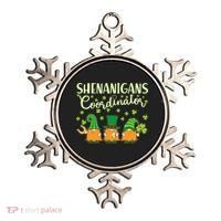 Funny St Patricks Day Shenanigans Coordinator Gnomes Ornament thumb 0