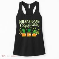 Funny St Patricks Day Shenanigans Coordinator Gnomes Women's Tank Top thumb 0