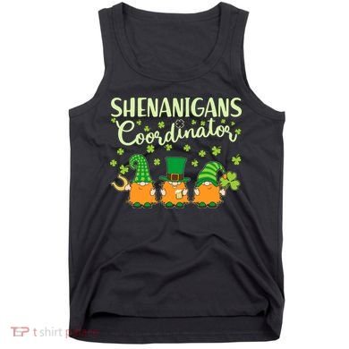 Funny St Patricks Day Shenanigans Coordinator Gnomes Tank Top