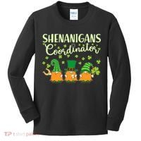 Funny St Patricks Day Shenanigans Coordinator Gnomes Kids Long Sleeve Shirt thumb 0