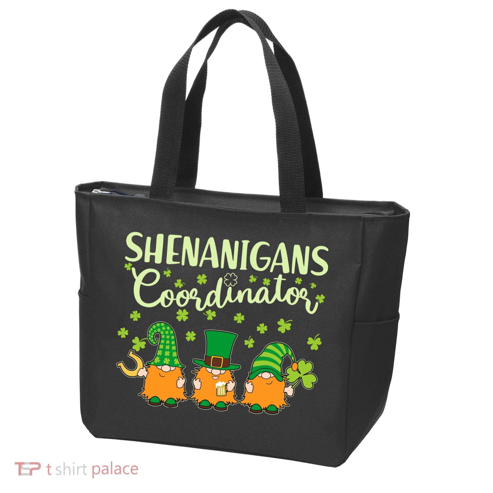 Funny St Patricks Day Shenanigans Coordinator Gnomes Bag