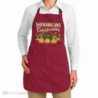 Funny St Patricks Day Shenanigans Coordinator Gnomes Apron thumb 2