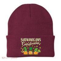 Funny St Patricks Day Shenanigans Coordinator Gnomes Beanie thumb 0