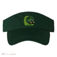 Funny St Patrick's Day Pushing My Luck Tractor Visor thumb 0