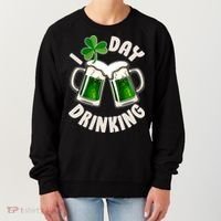 Funny St Patricks Day I Love Day Drinking Green Beer Women's Sweatshirt thumb 0