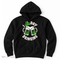 Funny St Patricks Day I Love Day Drinking Green Beer Hoodie thumb 0