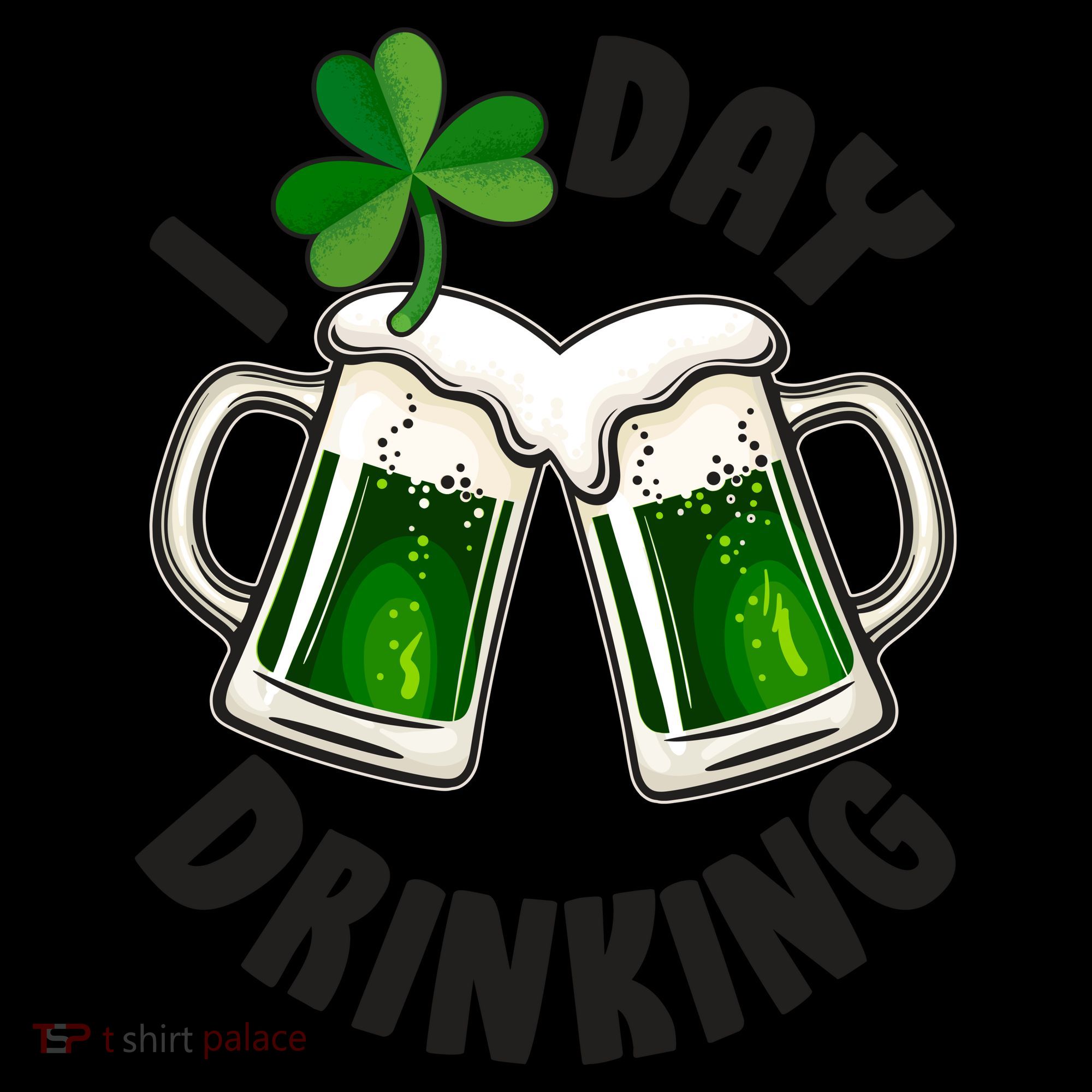 Funny St Patricks Day I Love Day Drinking Green Beer Coffee Mug