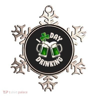 Funny St Patricks Day I Love Day Drinking Green Beer Ornament