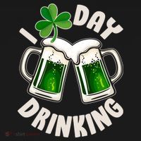 Funny St Patricks Day I Love Day Drinking Green Beer Tank Top thumb 6