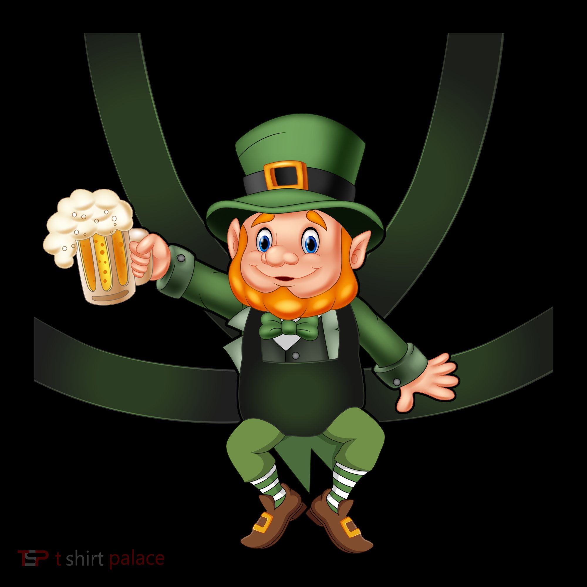 Funny St Patricks Day Leprechaun Beer In Baby Chest Carrier Coffee Mug