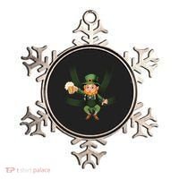 Funny St Patricks Day Leprechaun Beer In Baby Chest Carrier Ornament thumb 0