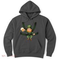 Funny St Patricks Day Leprechaun Beer In Baby Chest Carrier Hoodie thumb 0