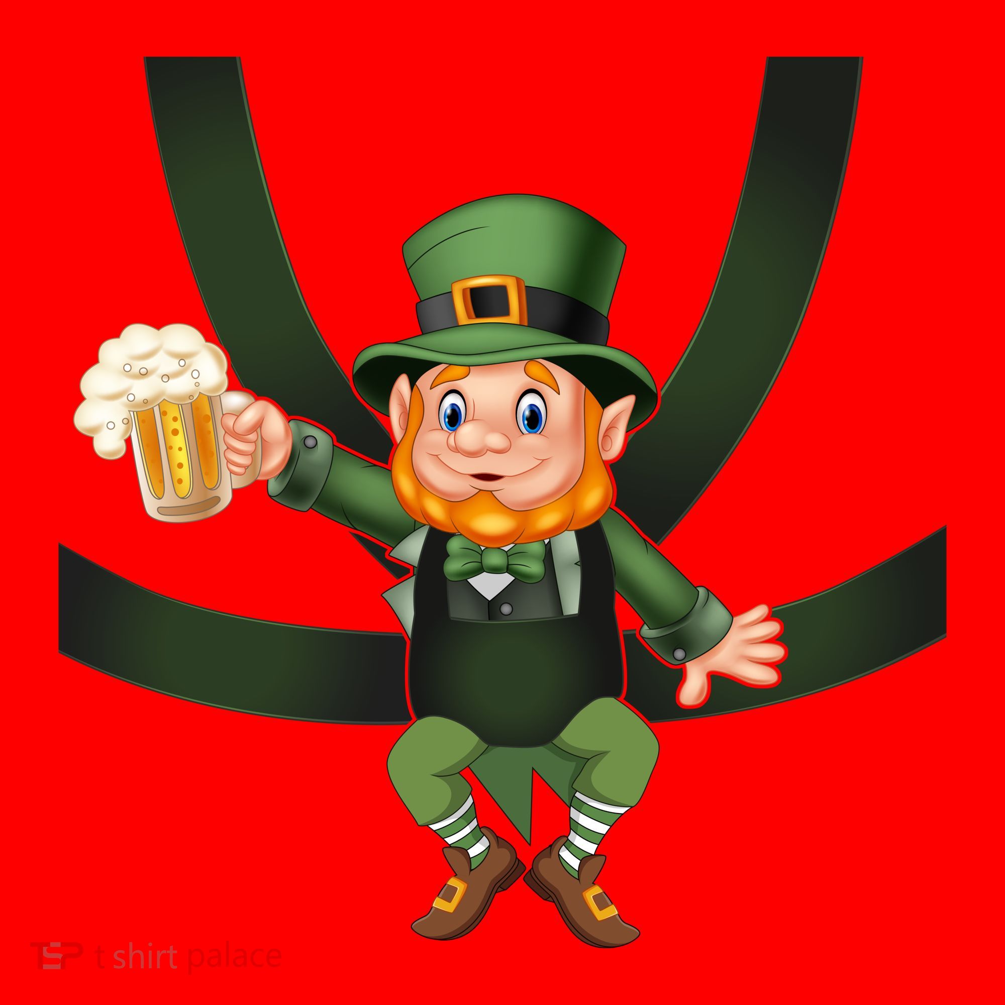 Funny St Patricks Day Leprechaun Beer In Baby Chest Carrier Santa Hat