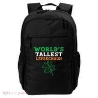 Funny Saint Patrick's Day Worlds Tallest Leprechaun Funny Backpack thumb 0