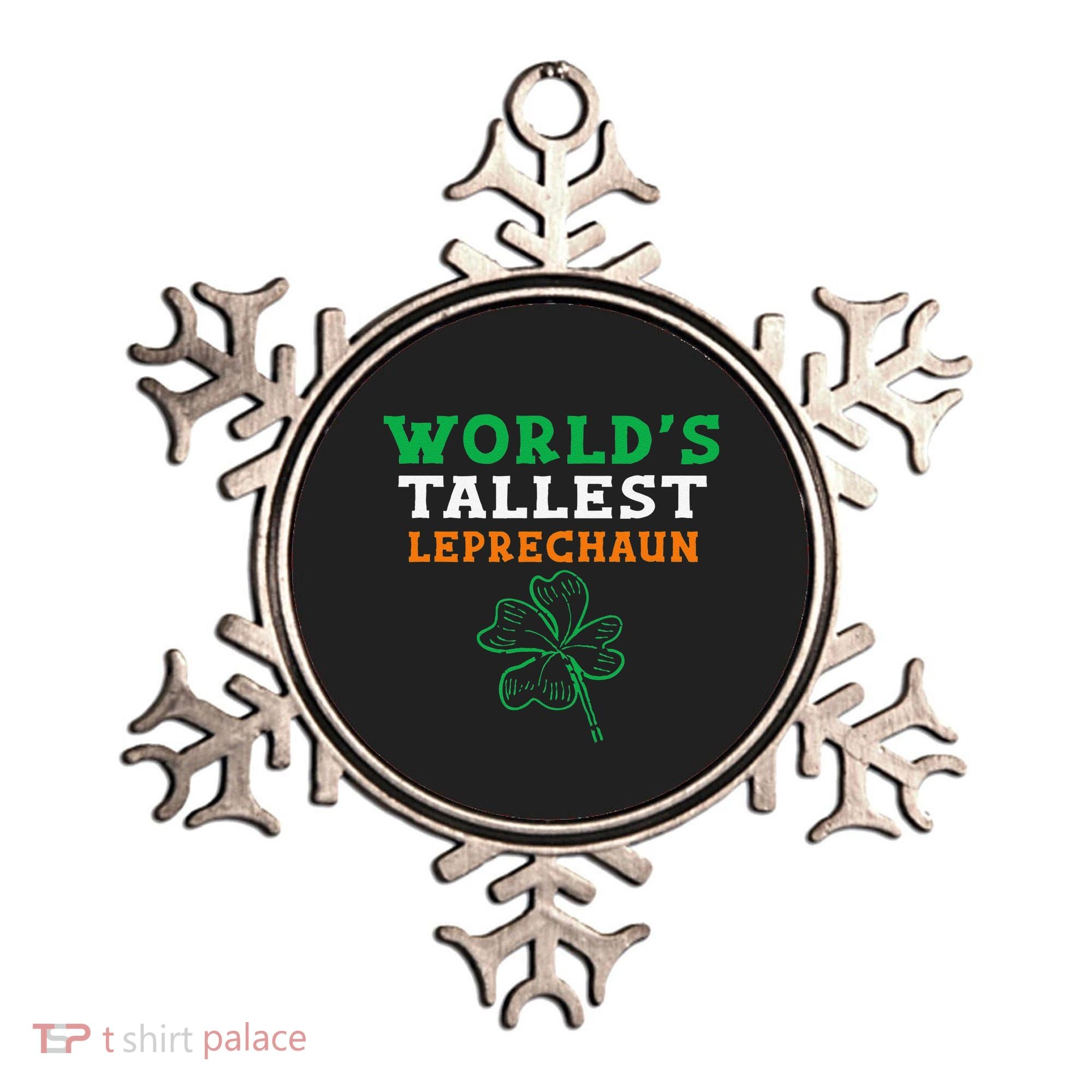 Funny Saint Patrick's Day Worlds Tallest Leprechaun Funny Ornament