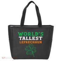 Funny Saint Patrick's Day Worlds Tallest Leprechaun Funny Tote Bag thumb 0