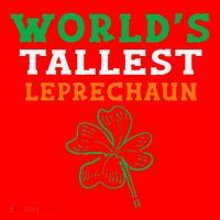 Funny Saint Patrick's Day Worlds Tallest Leprechaun Funny Santa Hat thumb 1