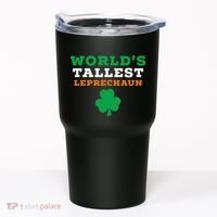 Funny Saint Patrick's Day Worlds Tallest Leprechaun Tumbler thumb 0
