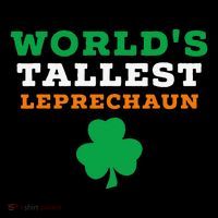 Funny Saint Patrick's Day Worlds Tallest Leprechaun Toddler Hoodie thumb 2