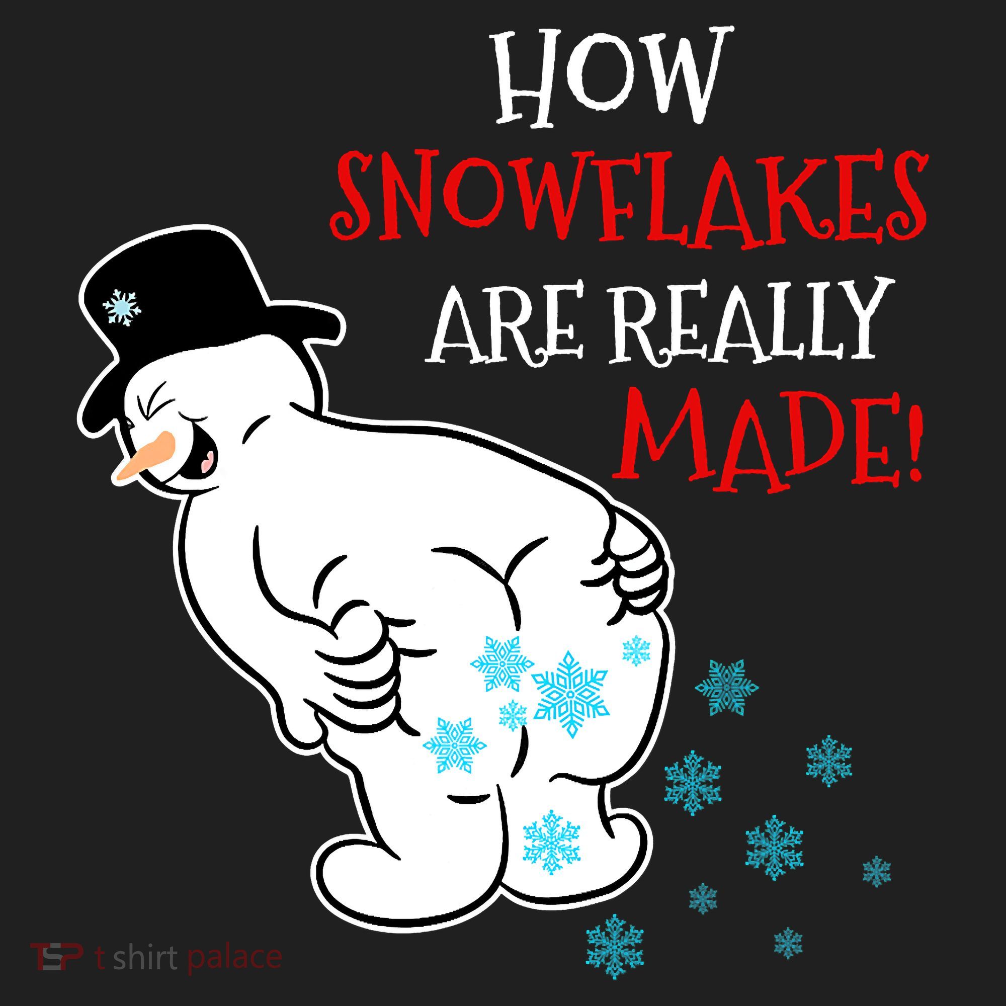 Funny Snowman Poop How Snowflake Are Really Made Christmas Beanie
