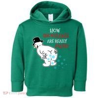 Funny Snowman Poop How Snowflake Are Really Made Christmas Toddler Hoodie thumb 0