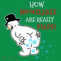 Funny Snowman Poop How Snowflake Are Really Made Christmas Toddler T-Shirt thumb 4