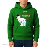 Funny Snowman Poop How Snowflake Are Really Made Christmas Kids Hoodie thumb 4