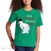 Funny Snowman Poop How Snowflake Are Really Made Christmas Kids T-Shirt thumb 2