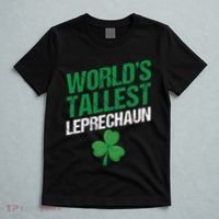 Funny Saint Patrick's Day World's Tallest Leprechaun T-Shirt thumb 5