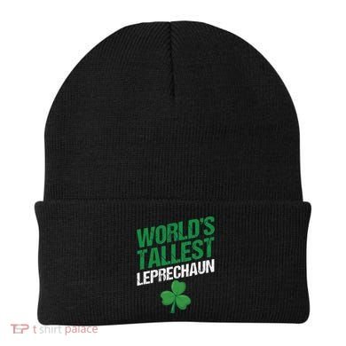 Funny Saint Patrick's Day World's Tallest Leprechaun Beanie