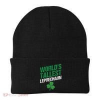 Funny Saint Patrick's Day World's Tallest Leprechaun Beanie thumb 0